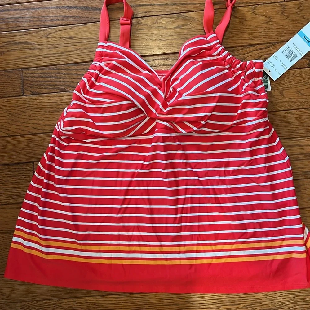 NWT Beach House 2 piece bathing suit 20W top & 22W bottom - Picture 3 of 13